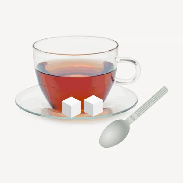 Cup tea clipart, beverage illustration